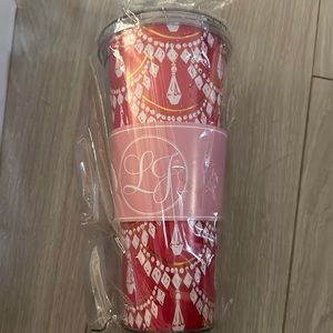 NWT Lauren James limited edition cup with straw